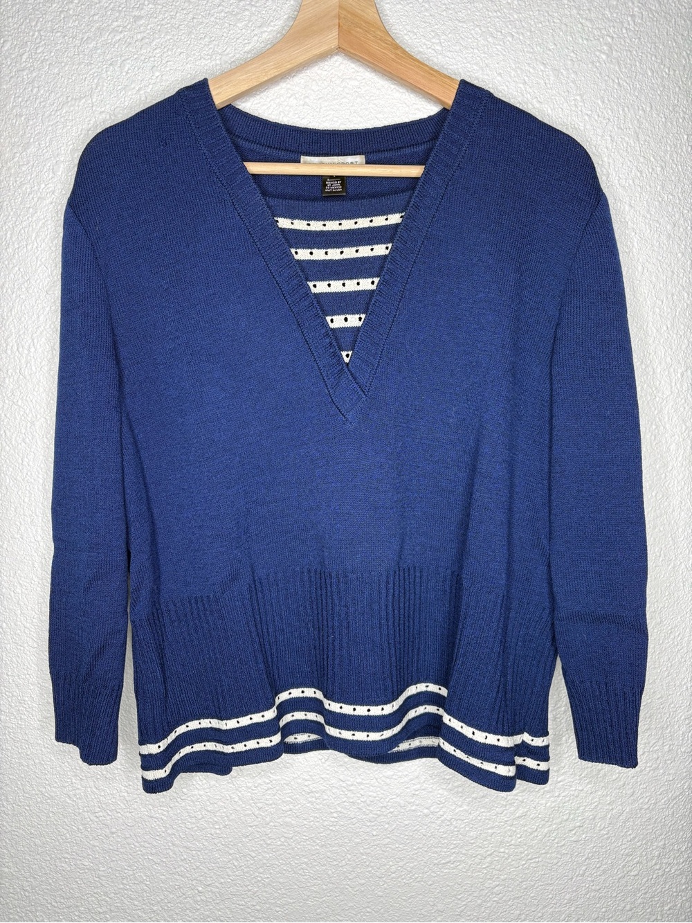 St. John Sport | Wool-Blend Knit Pullover Sweater